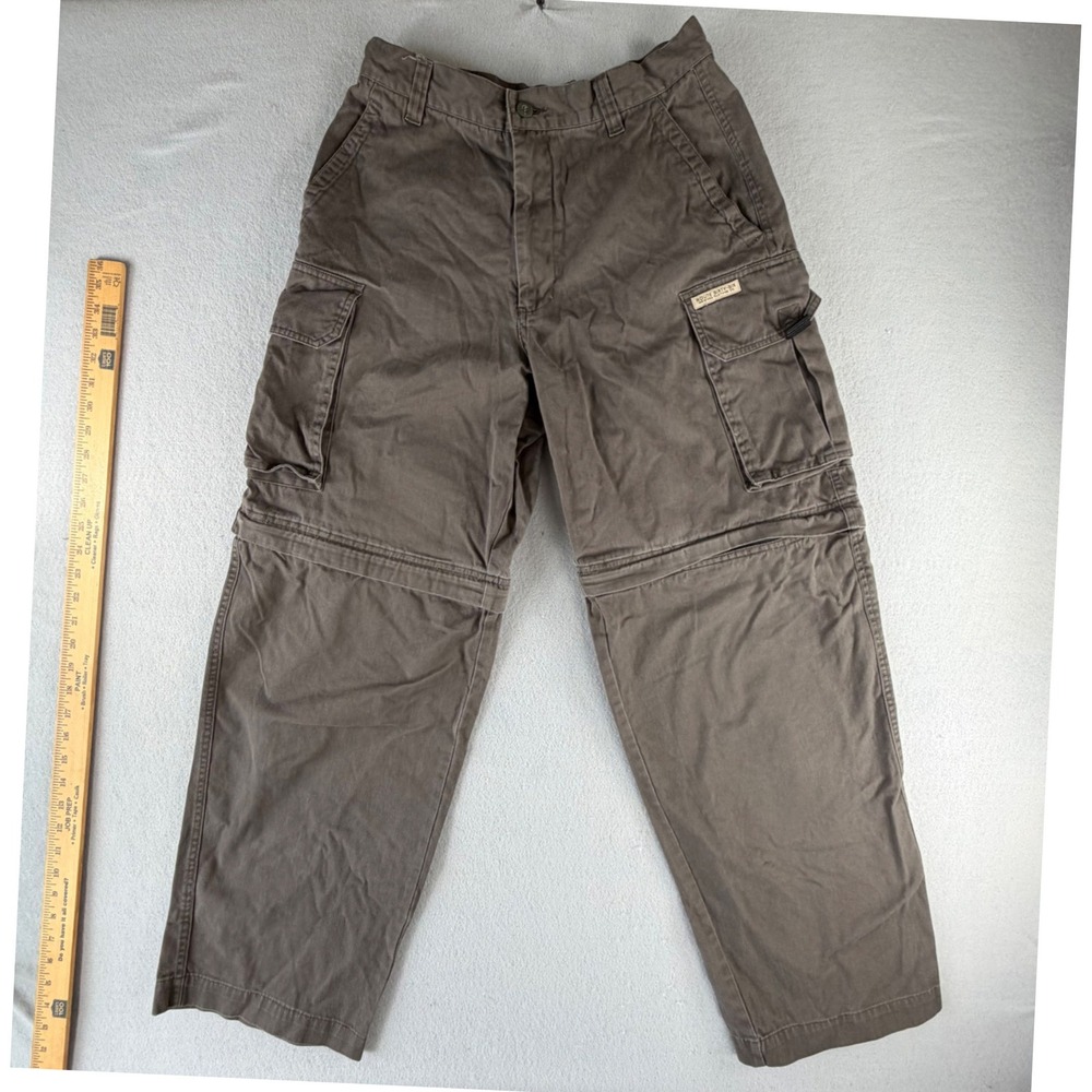 Route 66 Men's 30x32 Brown Cargo Pants Relaxed Fit Utility Outdoor Workwear Y2K